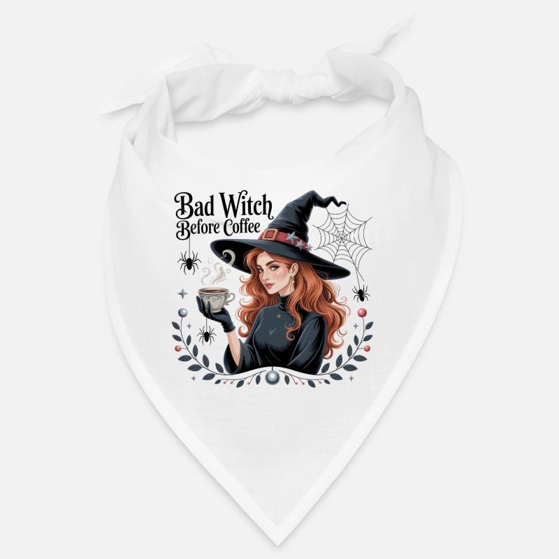 Böse Hexe vor dem Kaffee, Bad Witch Before Coffee Bandana