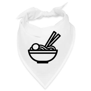Ramen - Bandana - Weiß - Vorne
