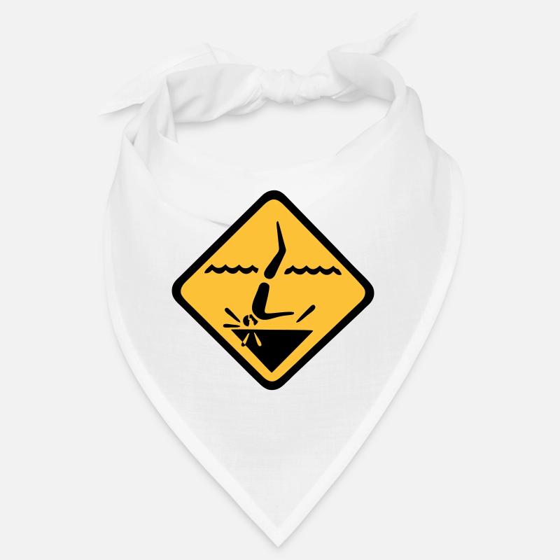 Tauchen Schild Grafik Bandana