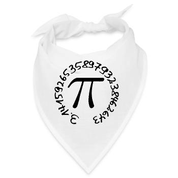 Pi - Bandana - Weiß - Vorne