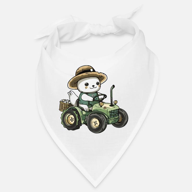 Robbe Tier Traktor Farmer Bandana