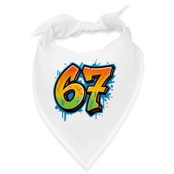 Six Seven Graffity - Bandana - Weiß - Vorne