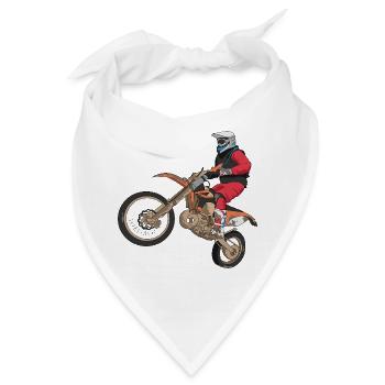 Dirtbiker - Bandana - Weiß - Vorne