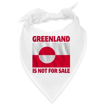 Grönland, Grönland, Arktis, Nuuk - Bandana - Weiß - Vorne