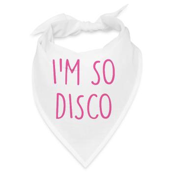 Disco - Bandana - Weiß - Vorne