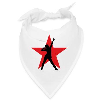 Sänger – Sänger – Lied – Gesang - Bandana - Weiß - Vorne