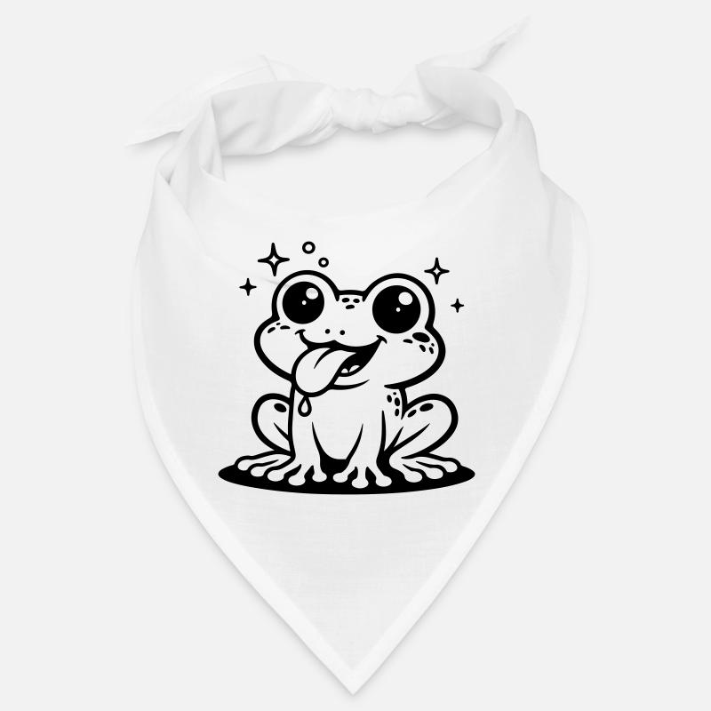 Kröte Comic Frosch Bandana