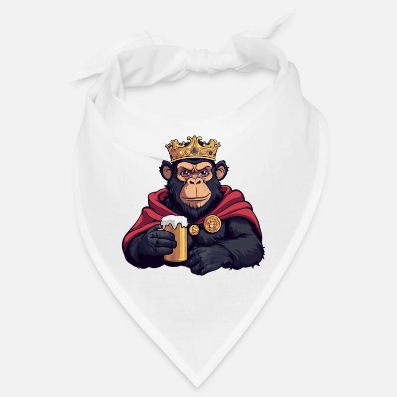Affe Bier König Bandana