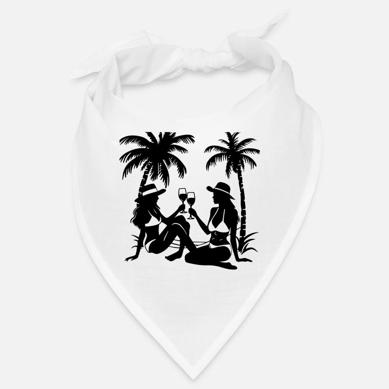 Mädels Urlaub Palmen Bandana