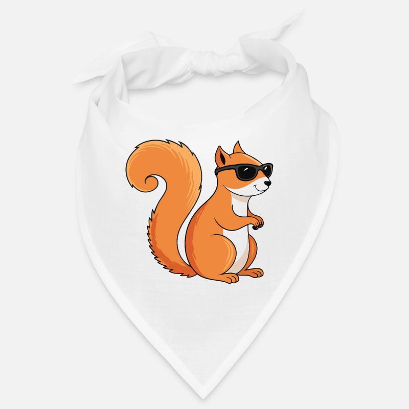 Schicke Eichhörnchen-Sonnenbrille Bandana