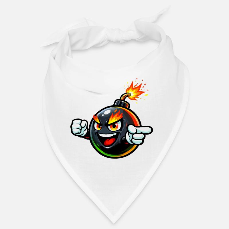 Explosive, wütende Bombenshow Bandana