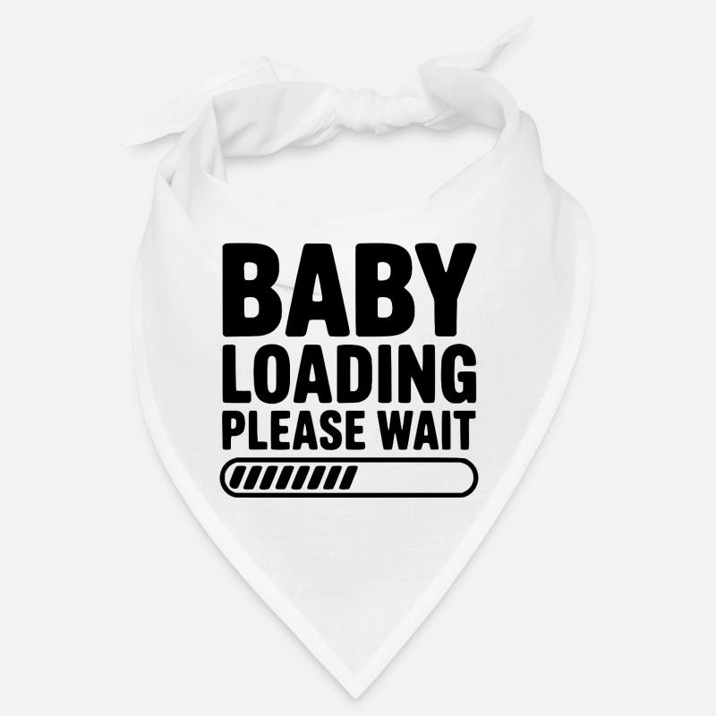 Baby lädt Bitte warten Sie Bandana