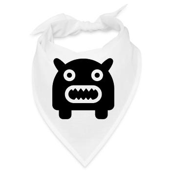 Ungeheuer - Bandana - Weiß - Vorne