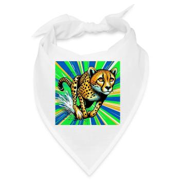Gepard - Bandana - Weiß - Vorne