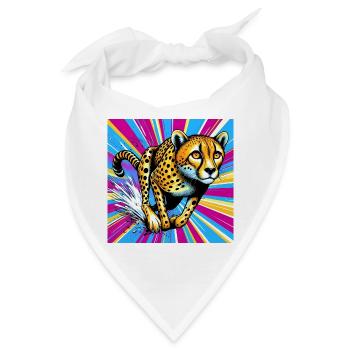 Gepard - Bandana - Weiß - Vorne