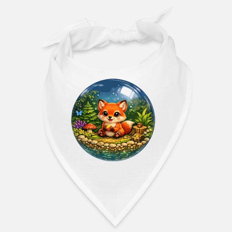 Fuchs im Glaskugelwald Bandana
