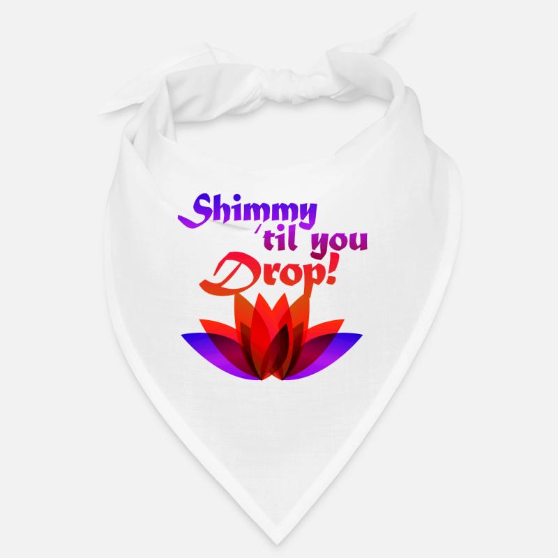 Shimmy Till You Drop Lotus Dance Tee Bandana