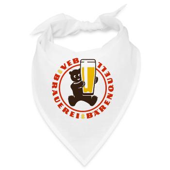 VEB Brauerei Baerenquell - Bandana - Weiß - Vorne