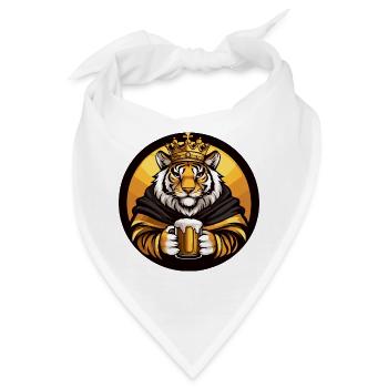 Tiger Bier Lustig - Bandana - Weiß - Vorne