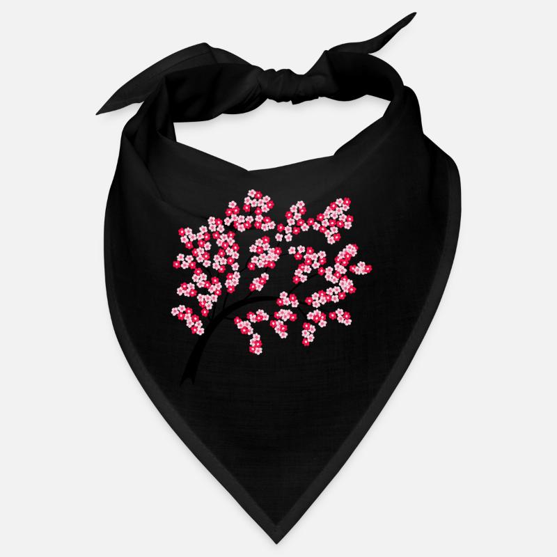 Kirschblütenbogen in Nacht Bandana