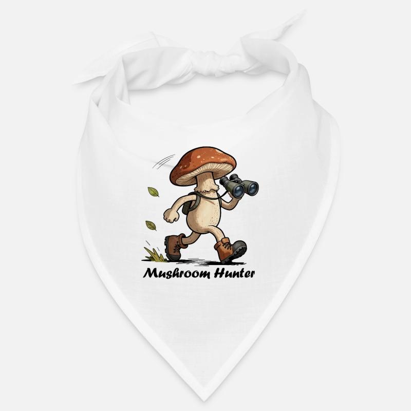 Pilz mit Fernglas, Pilzjäger Bandana