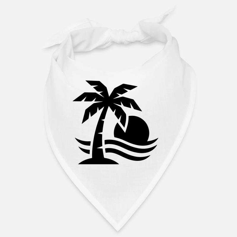 Palm Tree Beach Sun Bandana