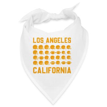 LA California Helm-Grid - Bandana - Weiß - Vorne