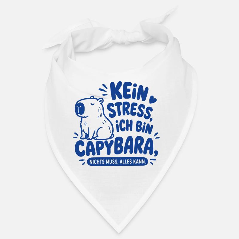 Kein Stress ich bin Capybara Bandana