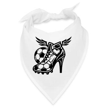 Fussballschuhe Fussball High Heels - Bandana - Weiß - Vorne