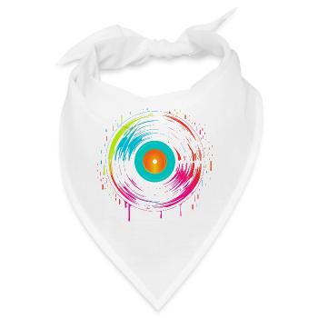 90er Schallplatte Steamwave - Bandana - Weiß - Vorne