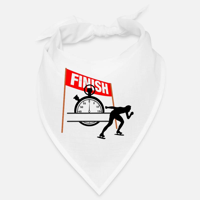Skating Finish Time Bandana