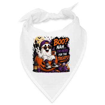 Halloween cute ghost - Bandana - Weiß - Vorne