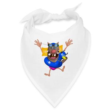 Foufou – Es lebe die Feiertage! - Bandana - Weiß - Vorne