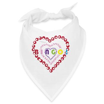 Bingo - Bandana - Weiß - Vorne