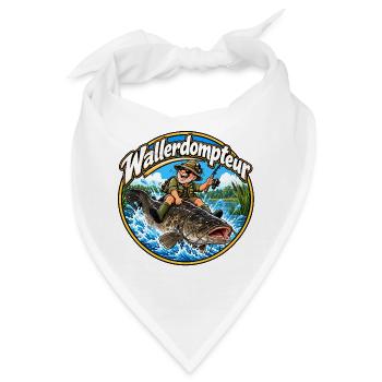 Waller Angeln - Bandana - Weiß - Vorne