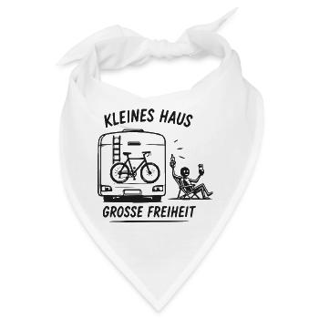 Kleines Haus, Große Freiheit - Bandana - Weiß - Vorne