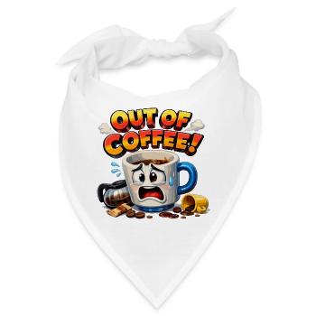 Kaffee an: Weinende Tasse - Bandana - Weiß - Vorne