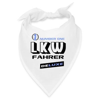 LKW Number One Deluxe Bester Lastwagen - Bandana - Weiß - Vorne