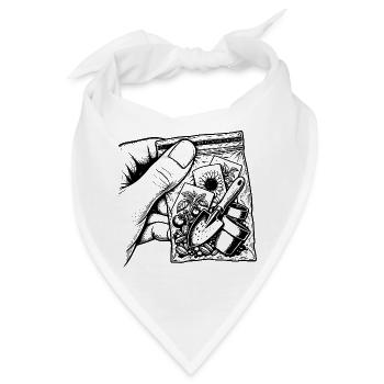Gartenset – Gemüsesamen und Blumen - Bandana - Weiß - Vorne