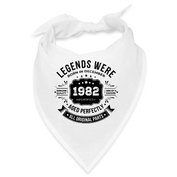 Dezember 1982 - Bandana - Weiß - Vorne