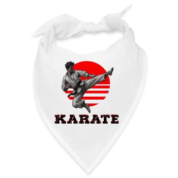 Karate - Bandana - Weiß - Vorne