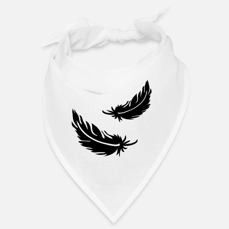 Two flying feathers Bandana