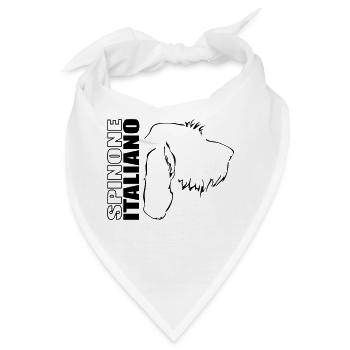 SPINONE ITALIANO PROFIL Hund Hunde Wilsigns - Bandana - Weiß - Vorne