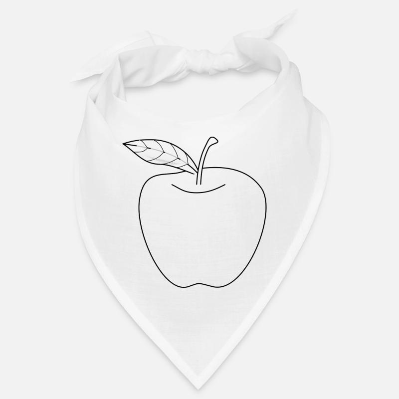 Apple black and white gift gift idea Bandana