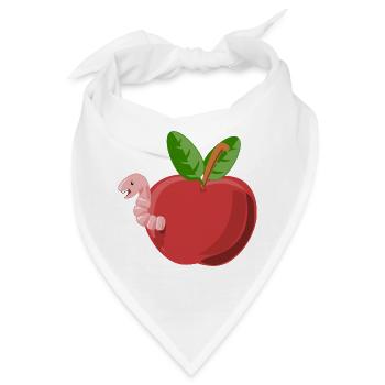 Wurm - Bandana - Weiß - Vorne