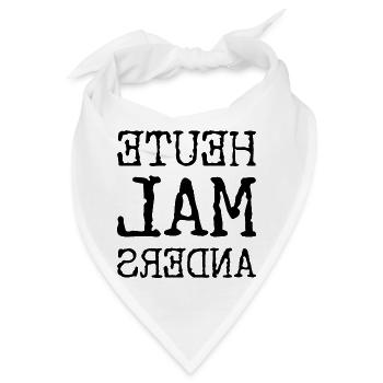 Heute mal anders - Bandana - Weiß - Vorne
