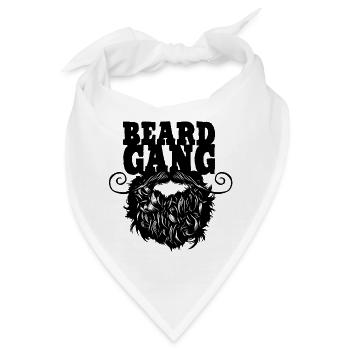 Bart Bande Bart Zitat Bart Schnurrbart - Bandana - Weiß - Vorne