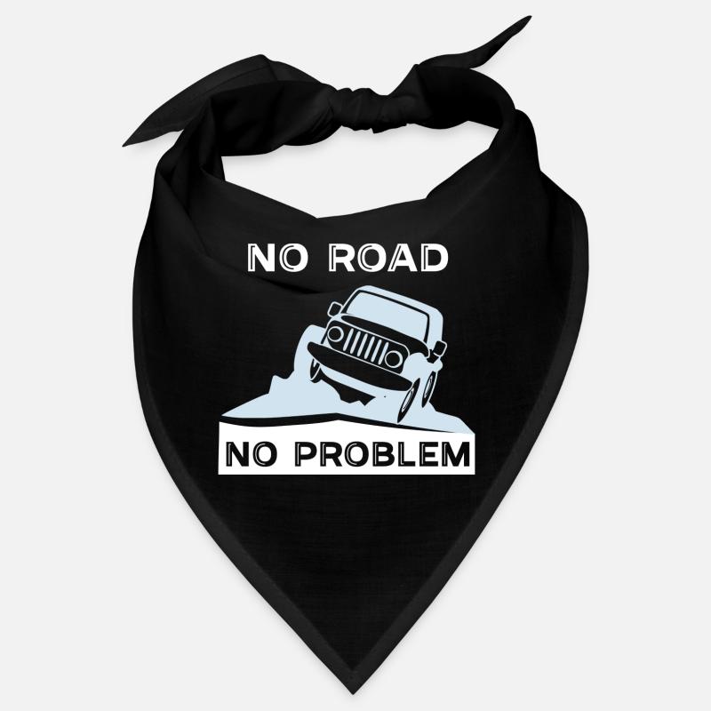No road No problem SUV gift Bandana