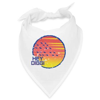 Hey Diggi - Bandana - Weiß - Vorne