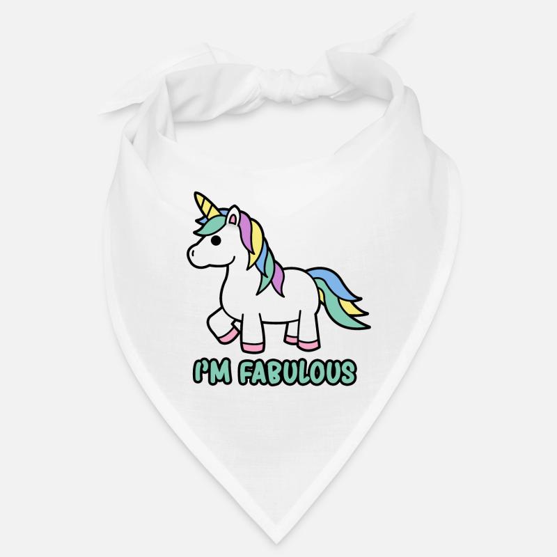 Je suis fabuleuse Licorne Bandana
